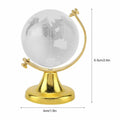 Crystal Clear Desk Globe with Stand