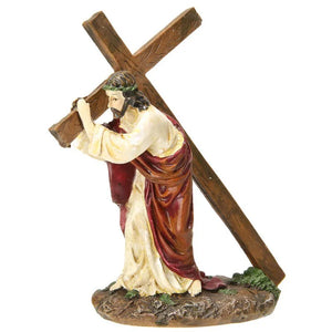 Jesus Cross Resin Statue