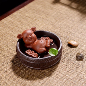 Purple Sand Pig Tea Pet