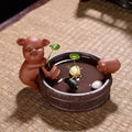 Purple Sand Pig Tea Pet