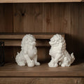 White Ceramic Lion Souvenir