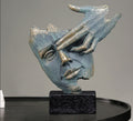 Abstract Character Face Statue Sculpture