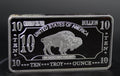 Germany Buffalo Silver Bar ( 10 Troy Ounce )