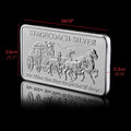 Stagecoach Silver Bar ( 1 Troy Ounce )